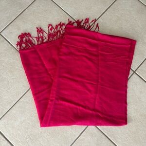 Pashmina Large Hot Pink Ladies Scarf Wrap Shawl With Fringe